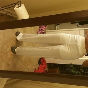 White palazzo pants