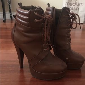 Brown Charles David booties