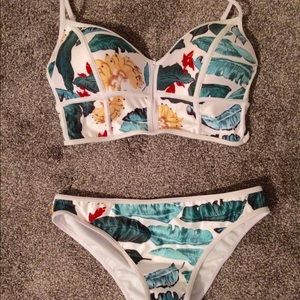 NWT Zaful long line bikini