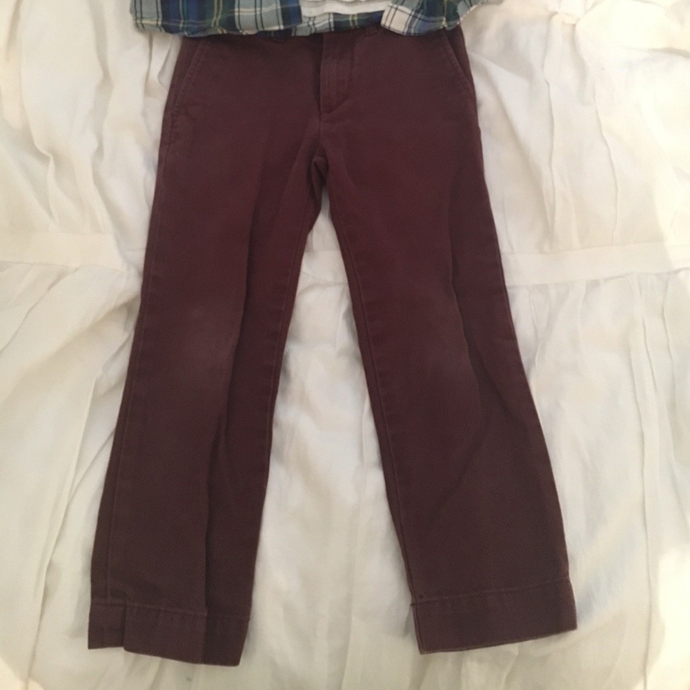 Crew Cuts maroon pants
