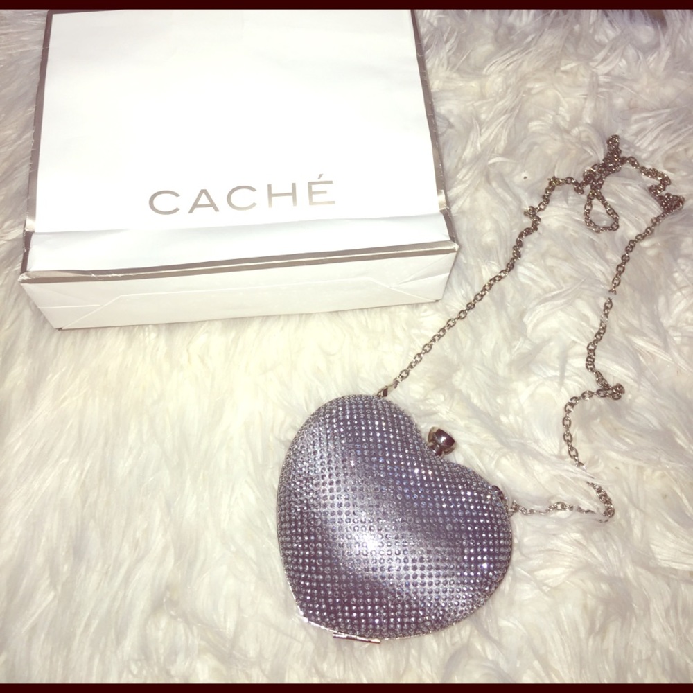Cache Silver Clutch