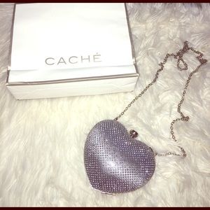 Cache Silver Clutch