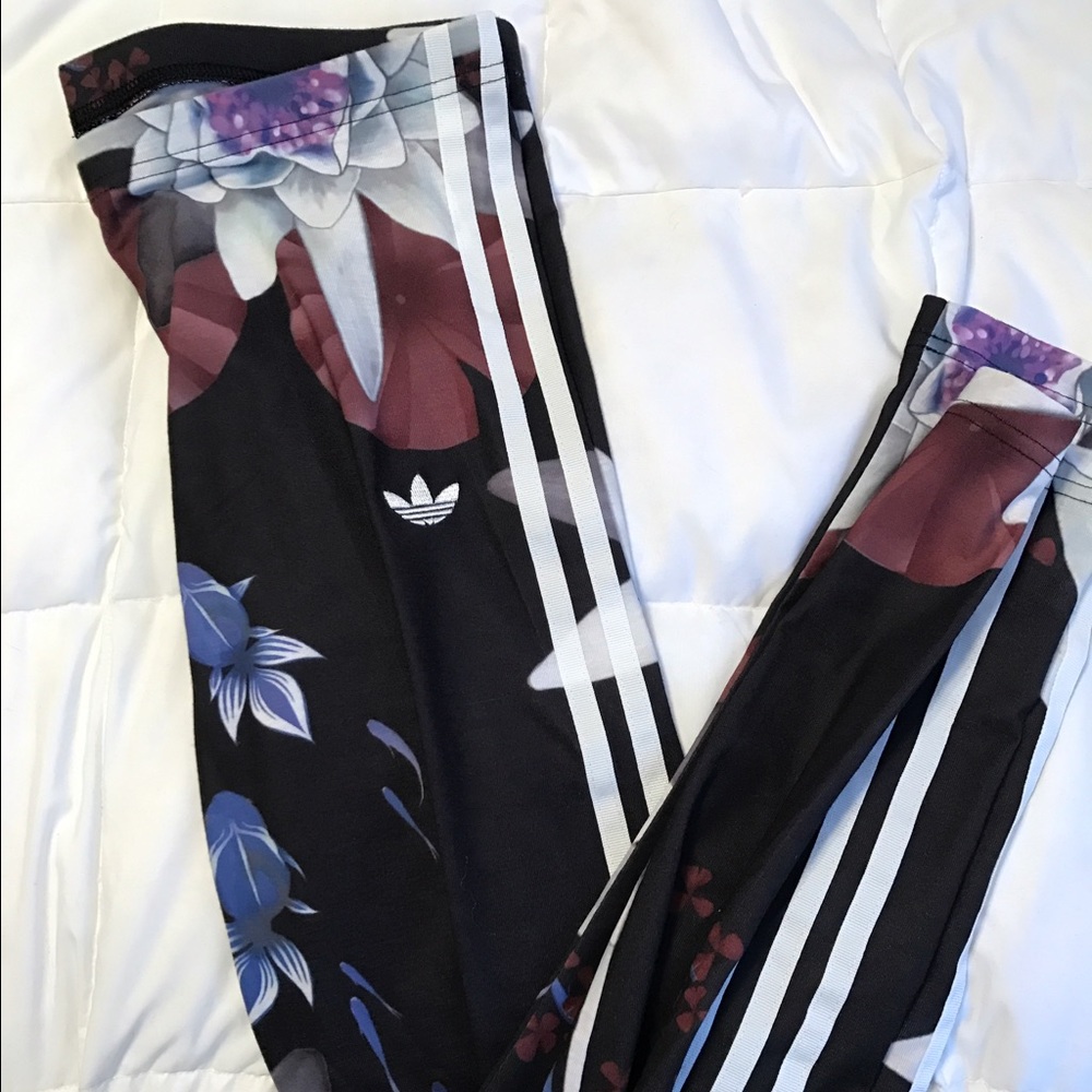 Floral Adidas Pants
