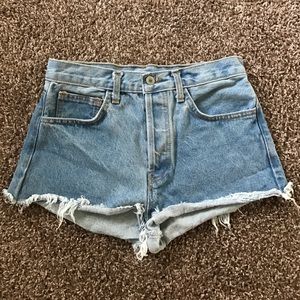 Brandy Melville High-Waisted Jean Shorts