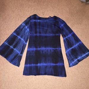 Rat and boa Luna ray dress blue