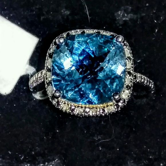 Rings each with genuine diamonds on Sterling 925 - Picture 3 of 4