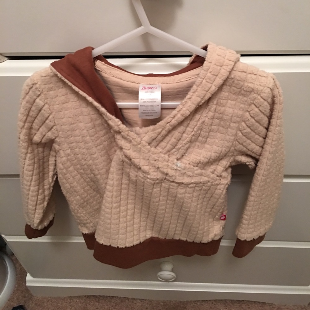 Kids fleece with hood