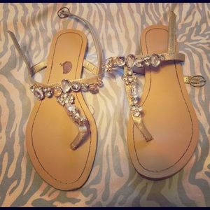 Madeline Stuart  gemstone sandals 6m