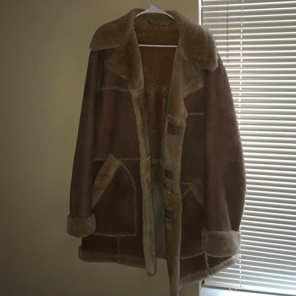 Marlboro Man Suede and Shearling Coat