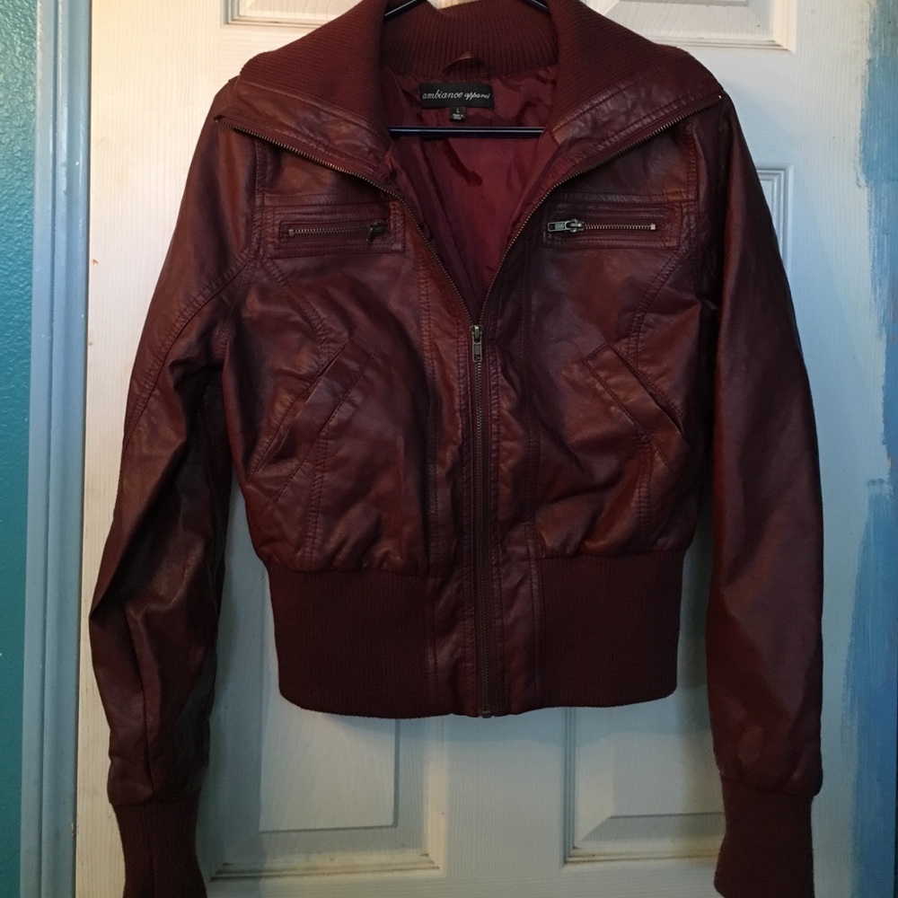 (Fake) leather jacket