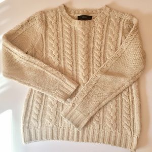 Knitted Cream Forever 21 sweater