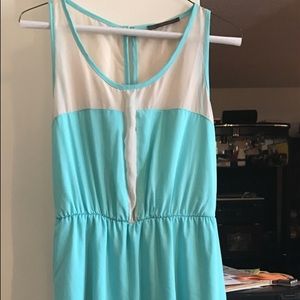 Mint Green and nude size 14 (girls) dress