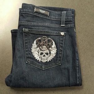 Rock & Republic Skull Skinny Jeans