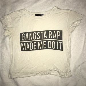 Gangsta Rap Made Me Do It Shirt