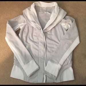 Lululemon To Class Jacket - light gray & white