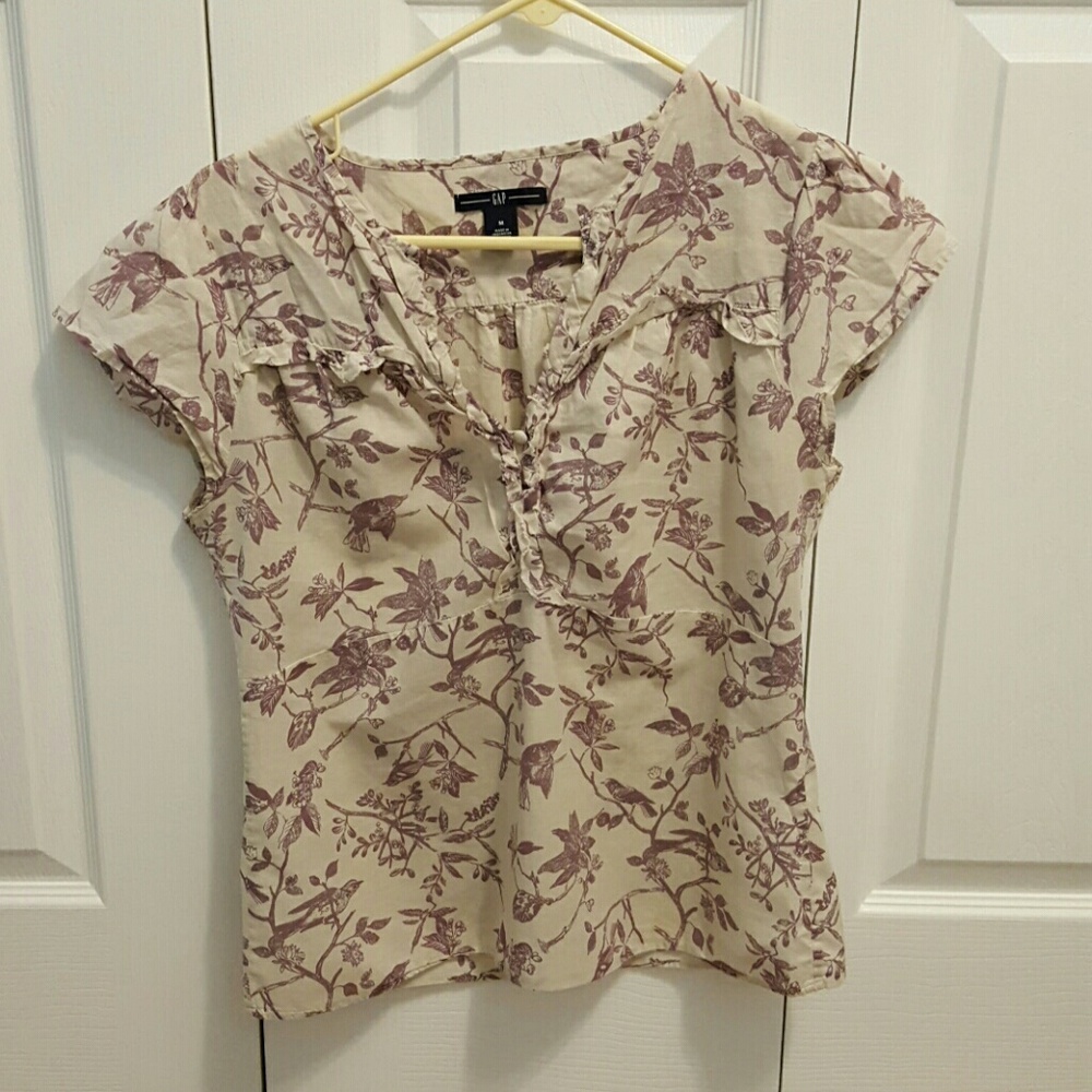 Half button down shirt
