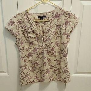 Half button down shirt