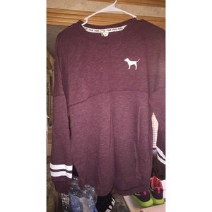 maroon PINK sweatshirt