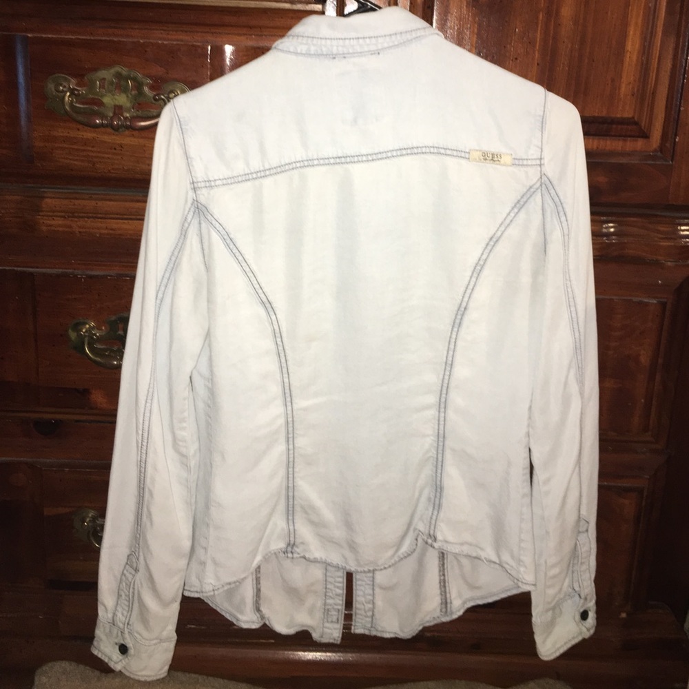 Guess denim button up - Picture 2 of 5
