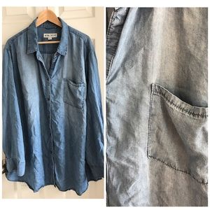 Ava & Viv Chambray Button Down
