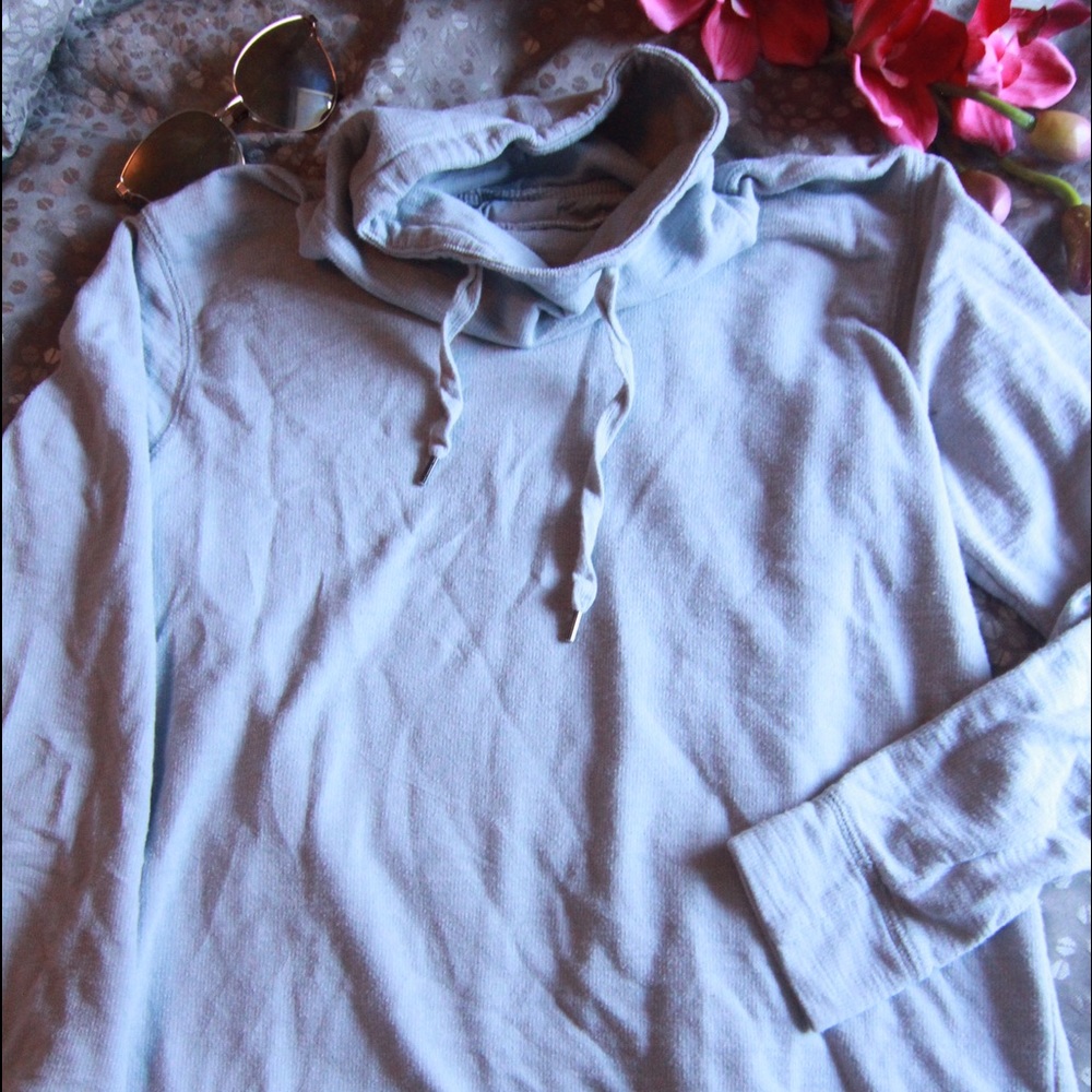 Gray Chimney Neck Hoodie