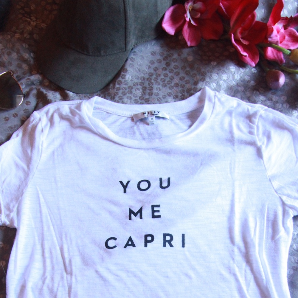 White Graphic Tee