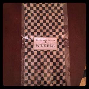 New Mackenzie Childs Wine Bag.