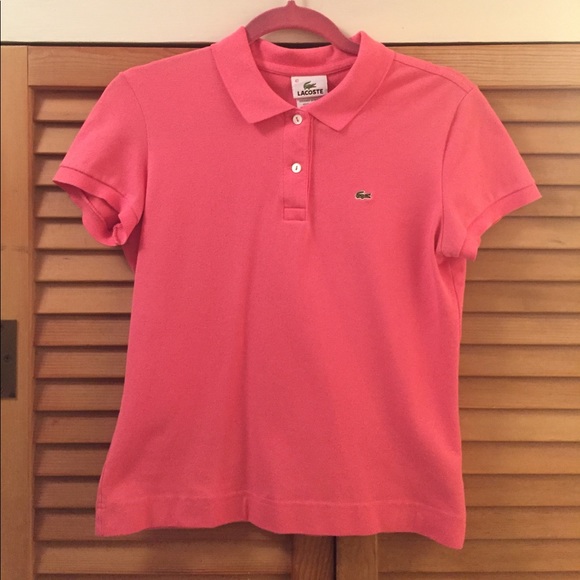 Classic Lacoste Polo in Salmon - Picture 4 of 10
