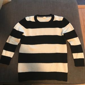 J Crew Lambswool Popover sweater size M