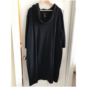 Lane Bryant Cowl Neck Ponte Knit Dress