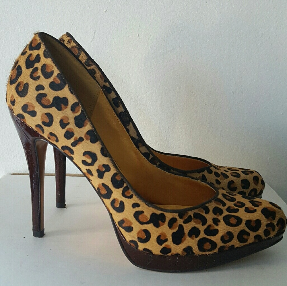 Leopard Print Heel Sz 7.5