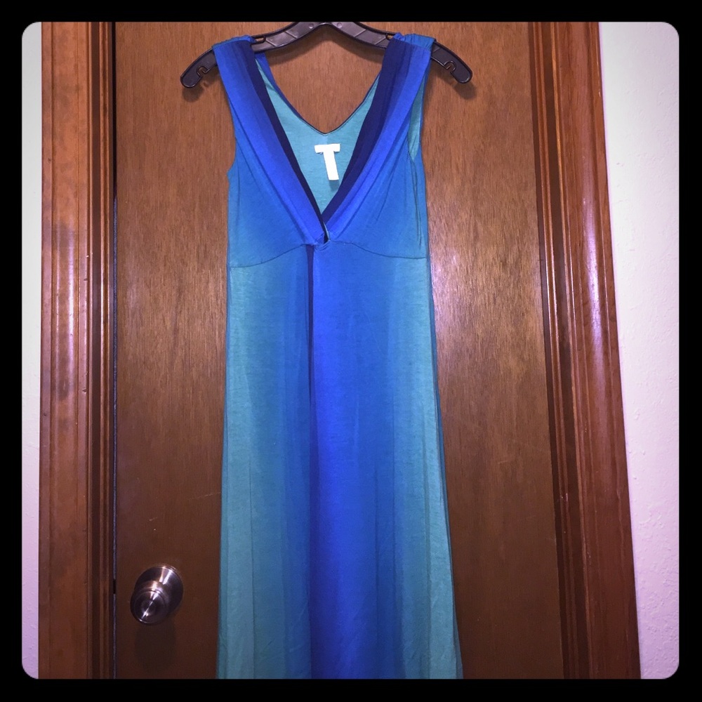 Green and Blue Soma Dress