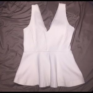 HM peplum top