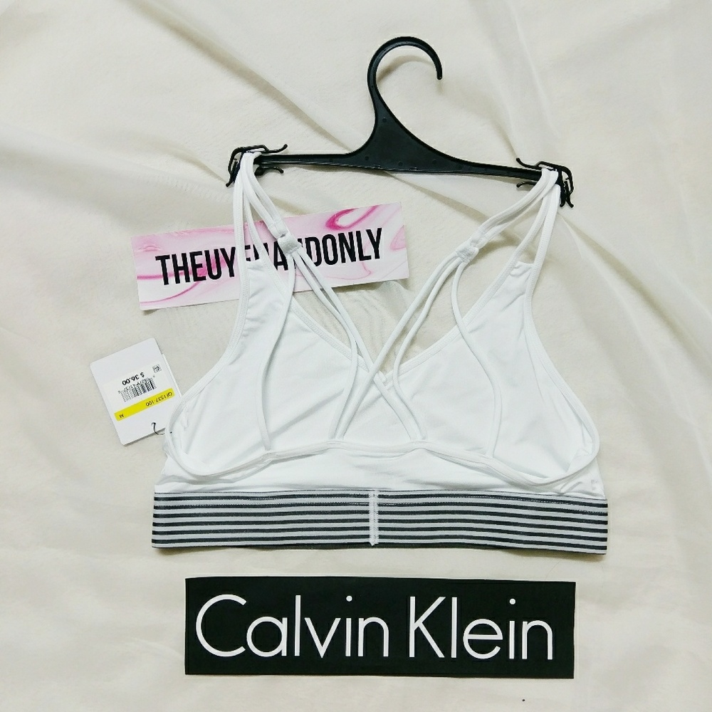 (M) Calvin Klein CK Bralette NWT $36 - Picture 3 of 5