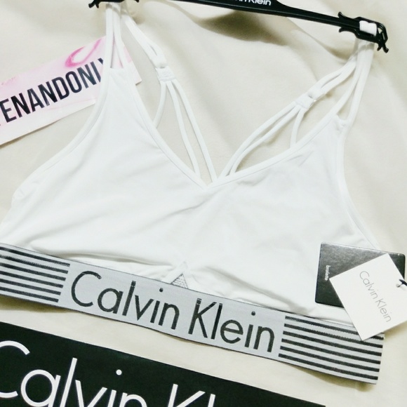 (M) Calvin Klein CK Bralette NWT $36 - Picture 2 of 5