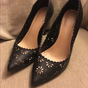 Lauren Conrad floral cutout heels