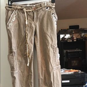 Khaki cargo pants