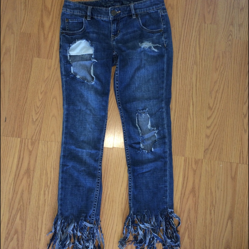 ripped jeans