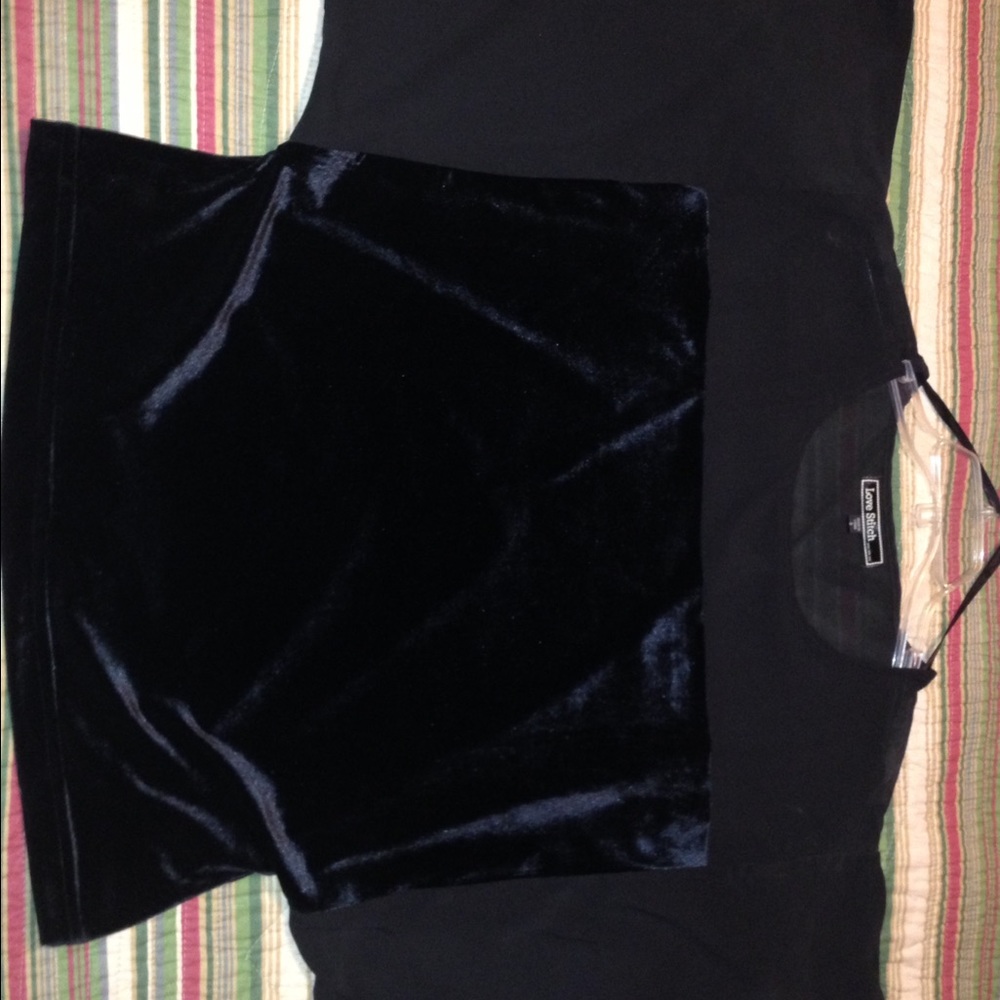 Love Stitch Black Top