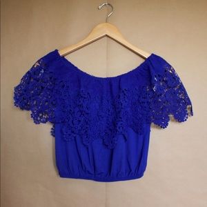 Lace Off-the-Shoulder Top