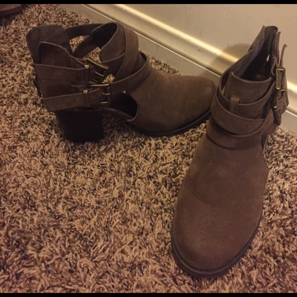 Booties with buckles