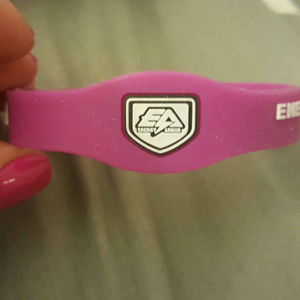 Purple energy amor bracelet