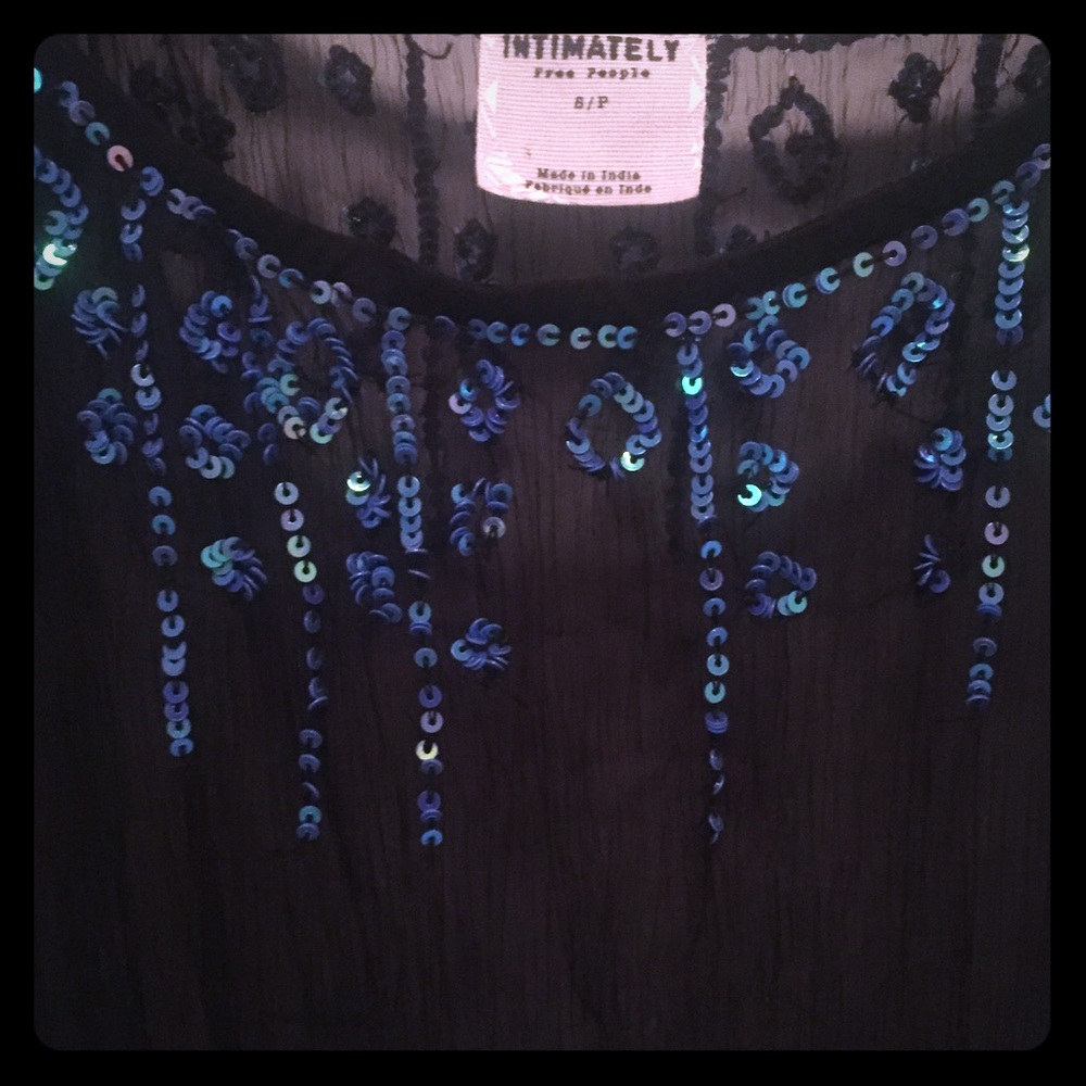 Intimately FP Sheer Sequin Slip