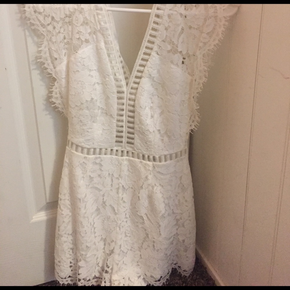 Charlotte Russe lace romper