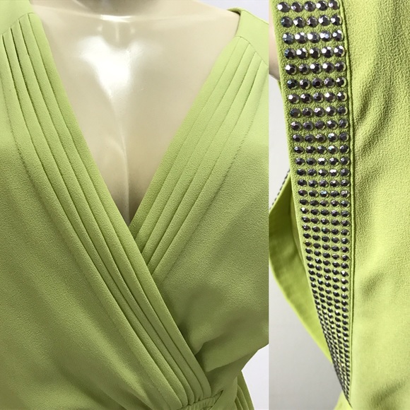 Very J lime green Dress - Picture 3 of 4