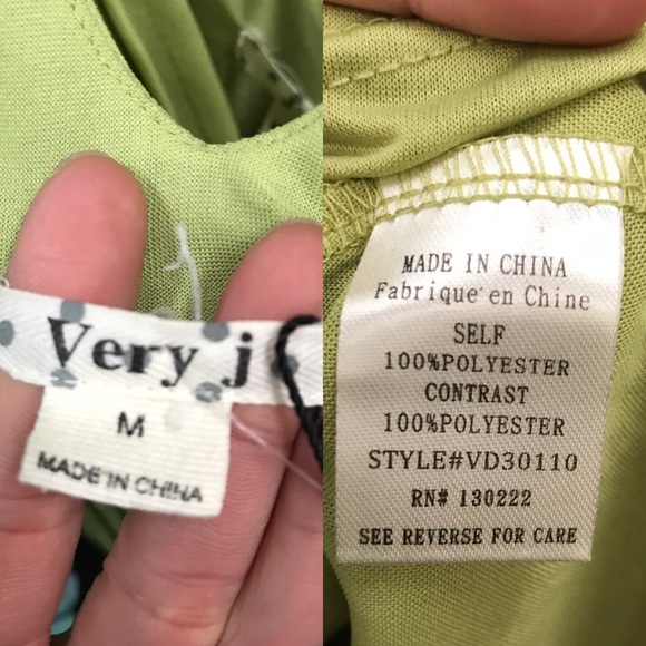 Very J lime green Dress - Picture 4 of 4