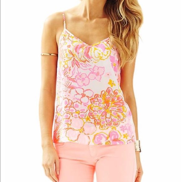 lilly pulitzer silk tank