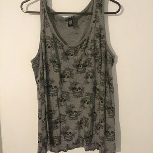 Torrid skull tank size 2 xxl