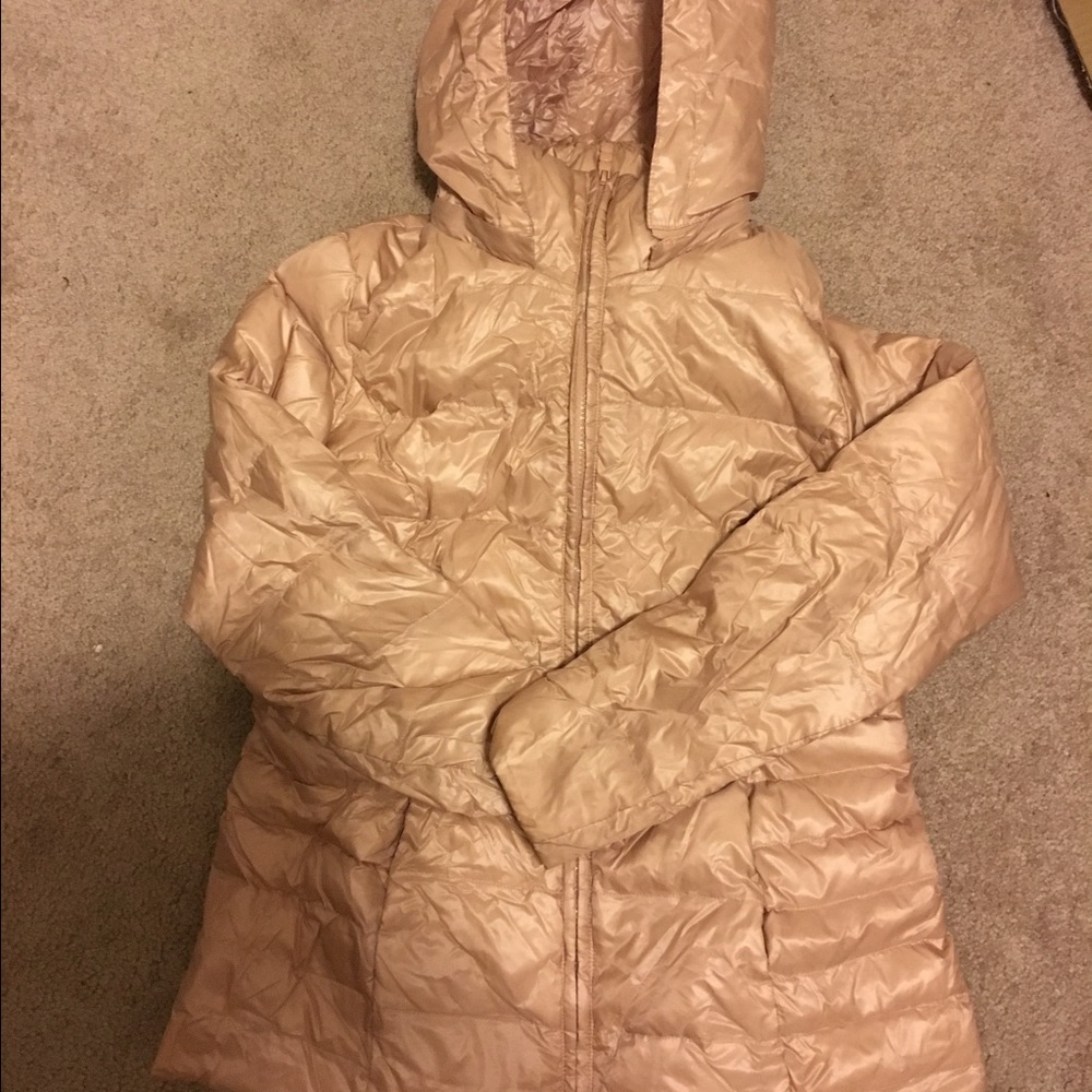 VERY MODA baby pink down jacket coat  size M