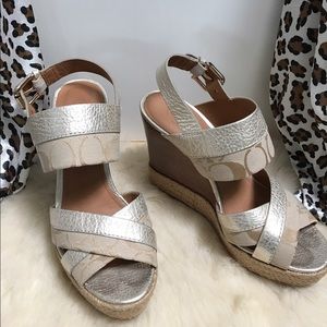 Coach wedges